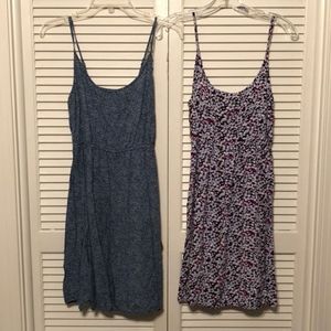 Set of 2 Gap flowy spring / summer cami dresses